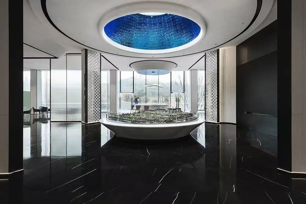 Gold Funnel Ceiling