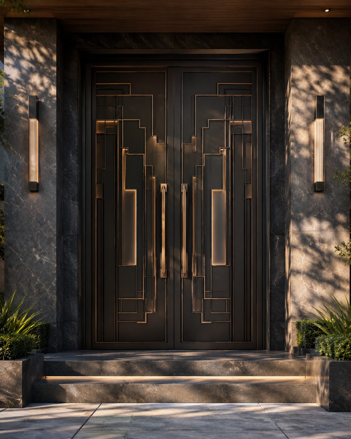 Art Deco Entry Door