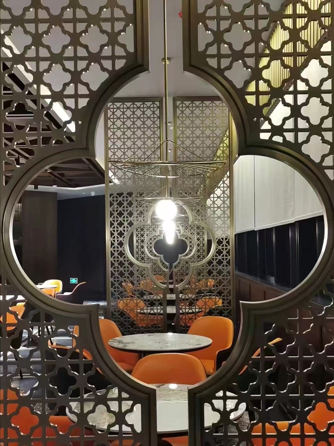 Filigree Detail Through Cutout