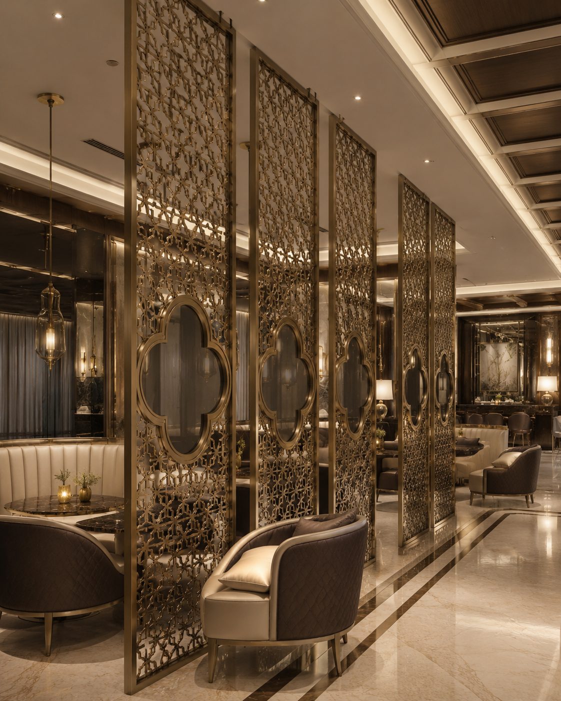 Filigree Gold Lounge