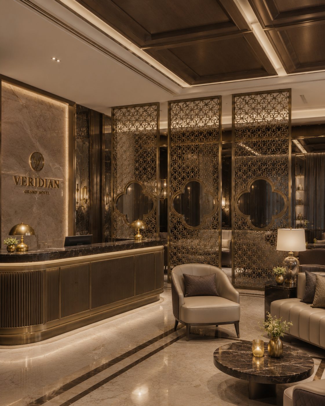 Filigree Gold Hotel Reception