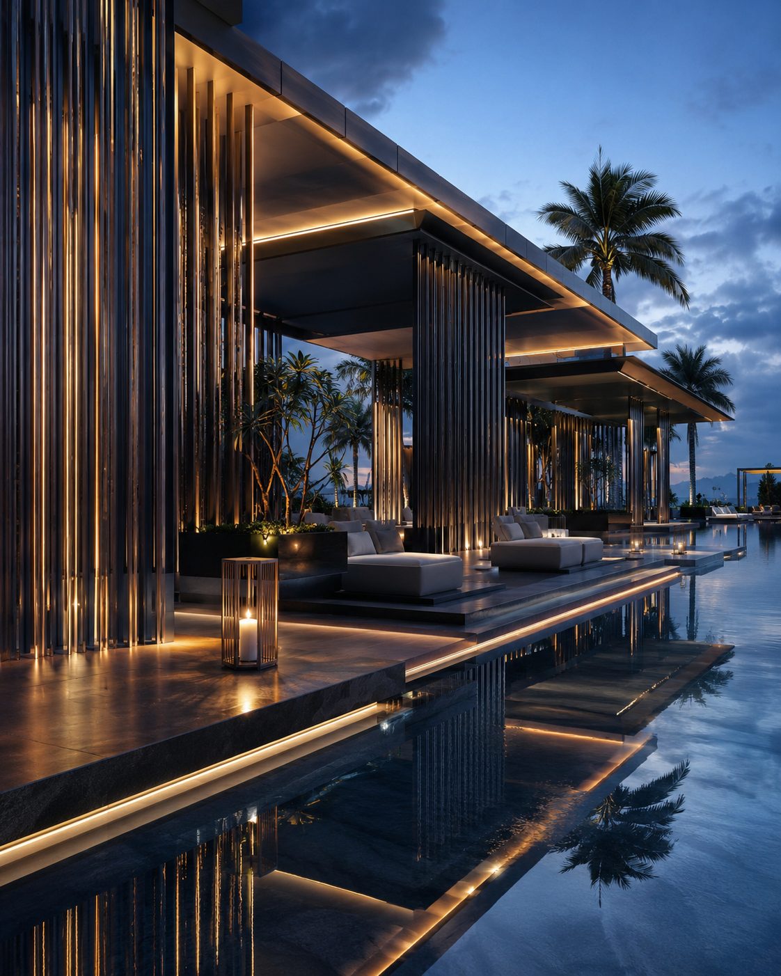 Steel Column Resort