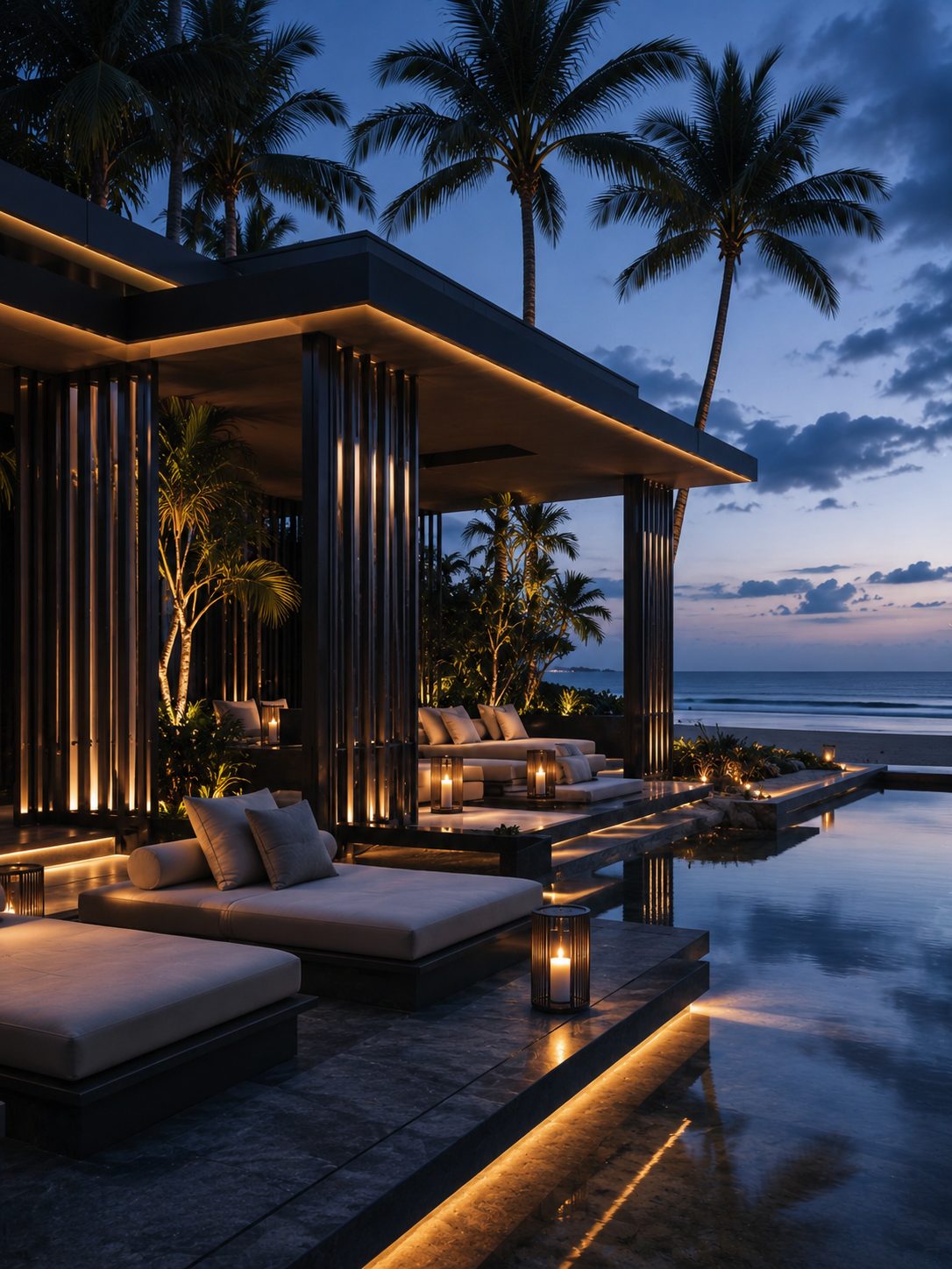 Lounge beach view