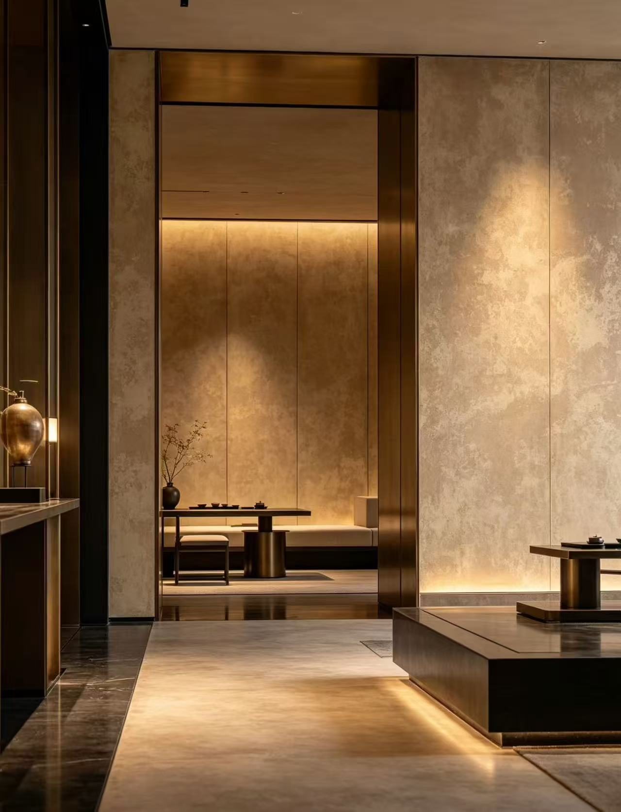 Scorched Gold Tea Room